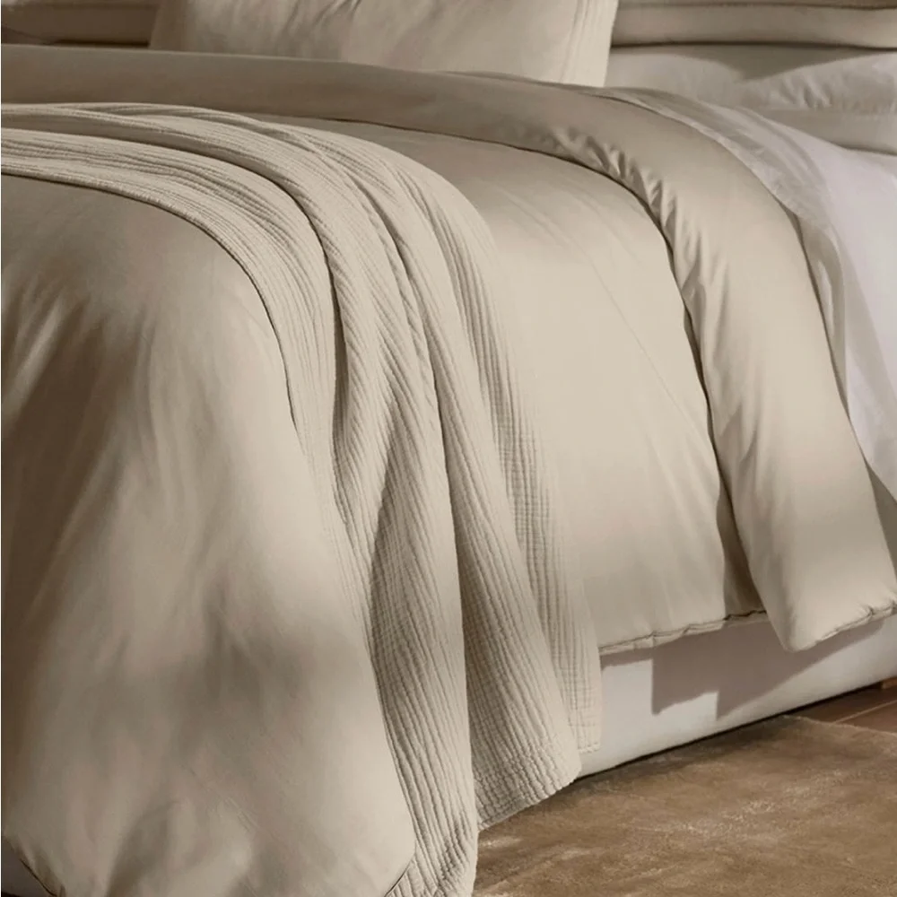 Boll & Branch NEW signature, FULL/QUEEN comforter and shams